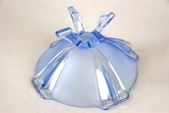 Art Deco Blue Glass Bowl Austria circa 1920 - 3657947