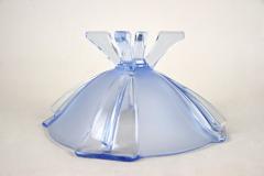 Art Deco Blue Glass Bowl Austria circa 1920 - 3657949