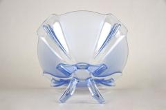 Art Deco Blue Glass Bowl Austria circa 1920 - 3657950