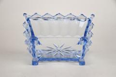 Art Deco Blue Glass Box with Lid Austria circa 1920 - 3484041