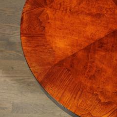 Art Deco Book Matched Inlayed Burled Walnut Occasional Table - 2809631