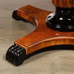 Art Deco Book Matched Inlayed Burled Walnut Occasional Table - 2809680
