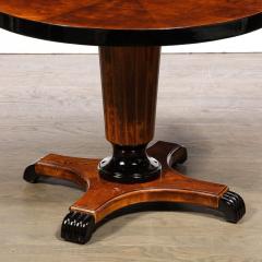 Art Deco Book Matched Inlayed Burled Walnut Occasional Table - 2809681