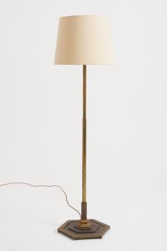 Art Deco Brass Floor Lamp - 3486068
