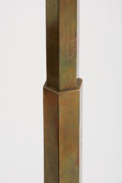 Art Deco Brass Floor Lamp - 3486070