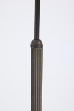 Art Deco Brass Reading Floor Lamp - 4703242