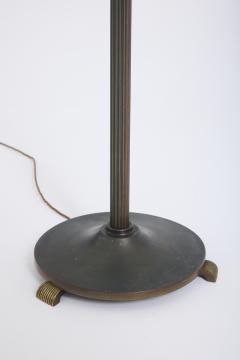 Art Deco Brass Reading Floor Lamp - 4703243
