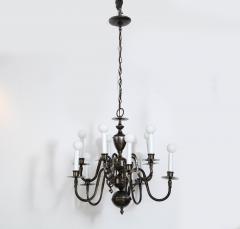 Art Deco Bronze 12 Arm Chandelier - 2132338