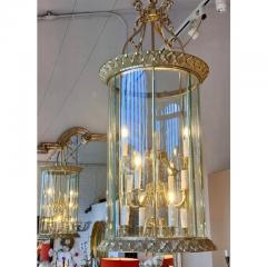 Art Deco Bronze Chandelier Theater Lantern Light Fixture - 3536786