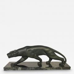 Art Deco Bronze Panther Signed Secondo France circa 1930 - 4296892