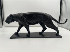 Art Deco Bronze Sculpture of a Lioness by Ch Aeckerlin Germany circa 1930 - 3567777