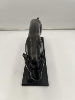Art Deco Bronze Sculpture of a Lioness by Ch Aeckerlin Germany circa 1930 - 3567786