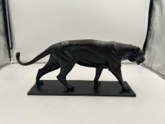 Art Deco Bronze Sculpture of a Lioness by Ch Aeckerlin Germany circa 1930 - 3567788