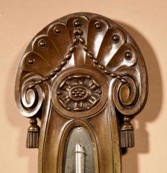 Art Deco Bronze Very Stylish Thermometer  - 3327726