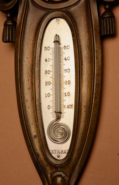 Art Deco Bronze Very Stylish Thermometer  - 3327727
