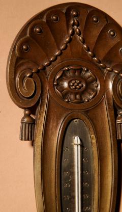 Art Deco Bronze Very Stylish Thermometer  - 3327730