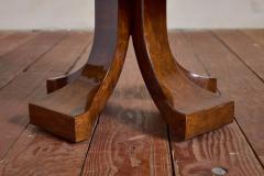 Art Deco Burl Wood Stool - 4763496
