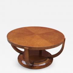 Art Deco Burlwood Cocktail Table - 1043888