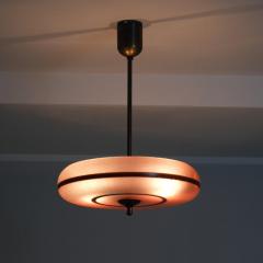 Art Deco Ceiling Pendant with Pink Glass Germany Early Twentieth Century - 4542192