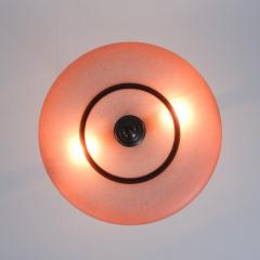 Art Deco Ceiling Pendant with Pink Glass Germany Early Twentieth Century - 4542195