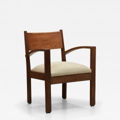 Art Deco Chair with Upholstered Seat Europe First half of the 20th Century - 3976630