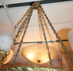 Art Deco Chandelier by SCHNEIDER - 1425773