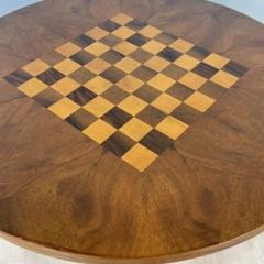 Art Deco Chess Table Walnut and Maple Austria Vienna circa 1930 - 3170150