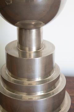 Art Deco Chrome Table Lamps a Pair - 4177876