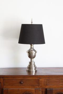 Art Deco Chrome Table Lamps a Pair - 4177882