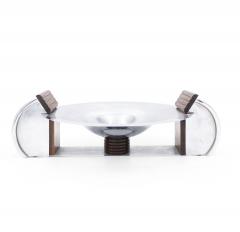 Art Deco Chrome and Glass Compote - 4197881