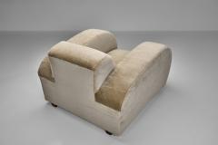 Art Deco Club Chair and Ottoman Europe First half of the 20th Century - 4603895