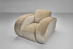 Art Deco Club Chair and Ottoman Europe First half of the 20th Century - 4603897