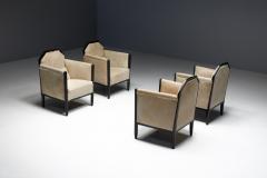Art Deco Club Chairs with Cowhide Upholstery France Circa 1930 - 4662574