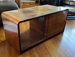 Art Deco Coffee Table Bar Glass Top - 4134446