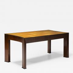 Art Deco Concave dining table 1970s - 2246347