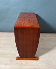 Art Deco Console Table Thuja Roots Birch Silver Plate France circa 1925 - 4580978