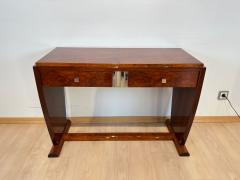 Art Deco Console Table Thuja Roots Birch Silver Plate France circa 1925 - 4580981