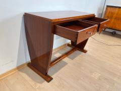 Art Deco Console Table Thuja Roots Birch Silver Plate France circa 1925 - 4580982
