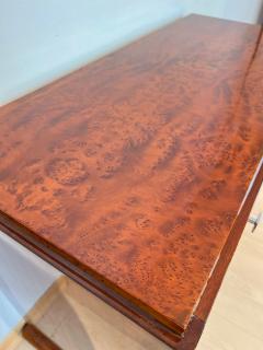 Art Deco Console Table Thuja Roots Birch Silver Plate France circa 1925 - 4580986