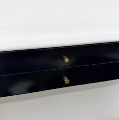 Art Deco Console With Matching Leather Benches C 1950s - 4556646