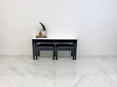 Art Deco Console With Matching Leather Benches C 1950s - 4556648