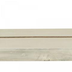 Art Deco Constructivist Style Rectangular Oak and Metal Coffee Table - 4634413