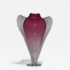 Art Deco Cranberry Glass Vase - 4716984