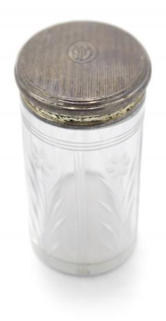Art Deco Crystal and Silver Box - 4676129