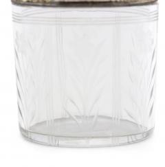 Art Deco Crystal and Silver Box - 4676131