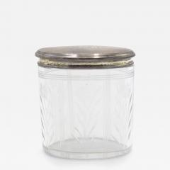 Art Deco Crystal and Silver Box - 4742236