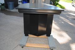 Art Deco Custom Black Executive Desk - 4636619