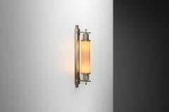 Art Deco Cylindrical Wall Lamp Europe 1930s - 4386982