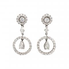 Art Deco Dangle Earrings - 1229359