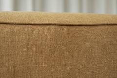 Art Deco Daybed Newly Upholstered in Stonewashed Linen 1930s - 4468755